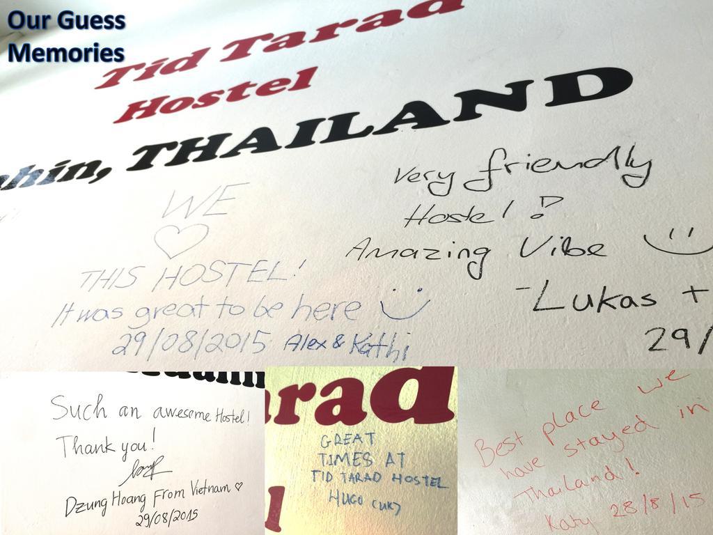 Tid Tarad Hostel 후아 힌 외부 사진